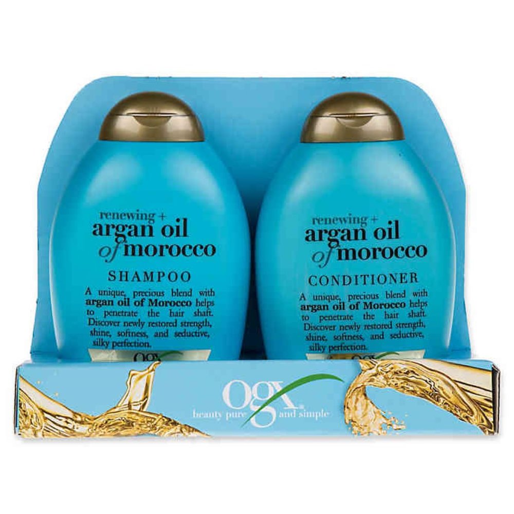 Set OGX Argan Oil of Morocco 13 fluid ounce Shampoo + 13 fluid ounce Conditioner
